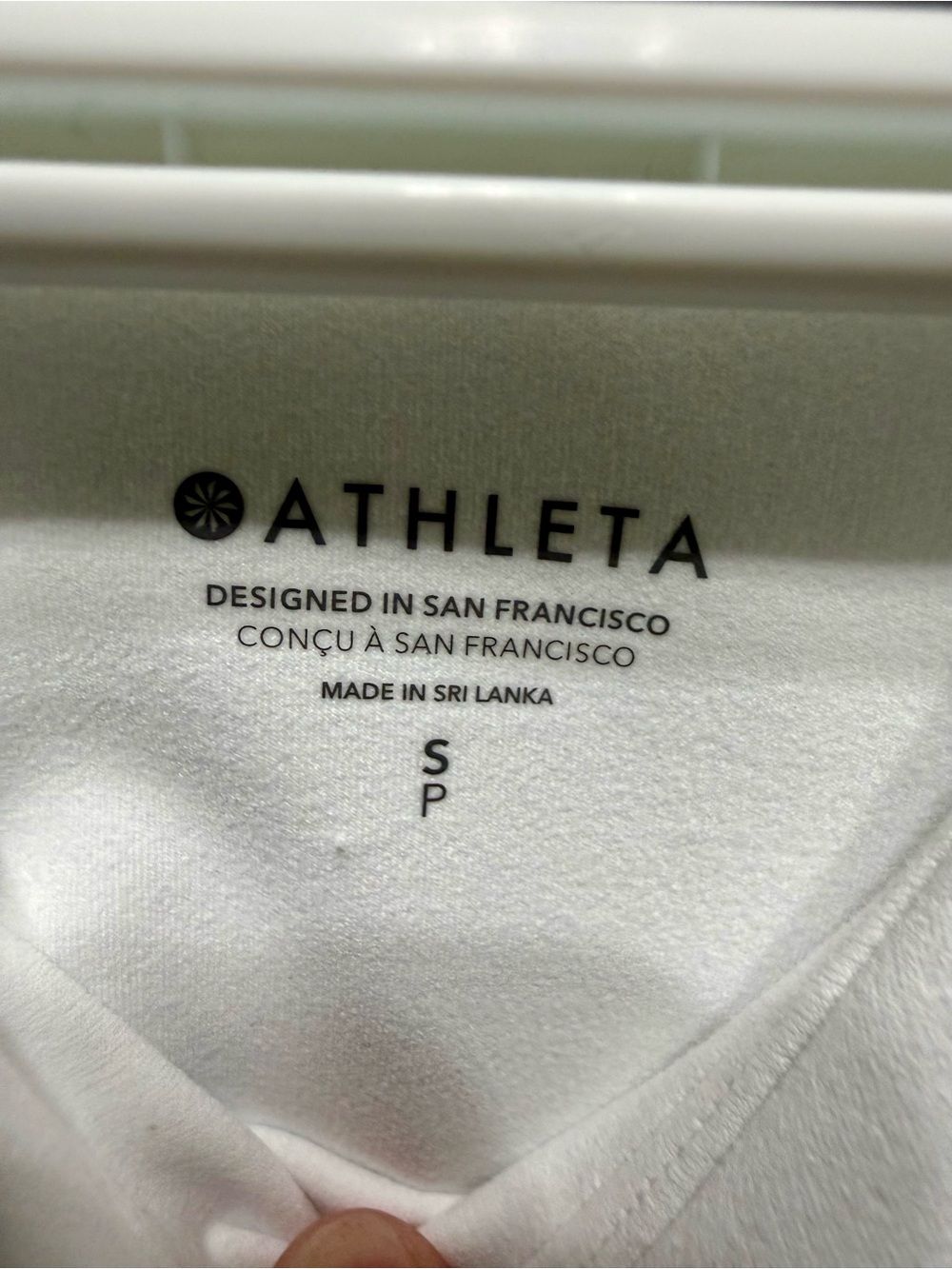 Athleta White Racerback Performance Tank - Picture 2 of 5